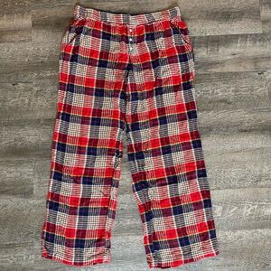 Aerie plaid flannel pj bottoms Long length